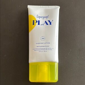 *SOLD* NWT Supergoop! Sunscreen PLAY Everyday Lotion SPF 50 - Yellow Cap